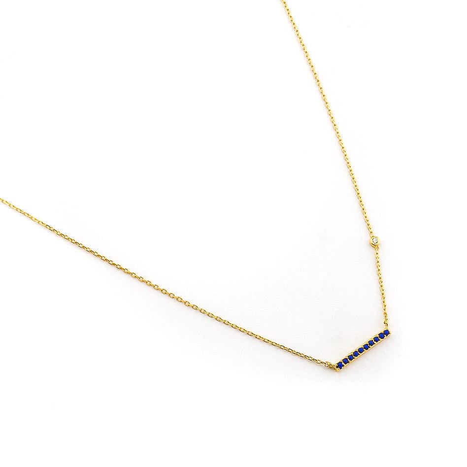TAI JEWELRY Necklace Lapiz Horizontal Bar Necklace