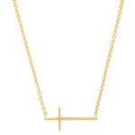 TAI JEWELRY | Horizontal Cross Necklace | Necklace |
