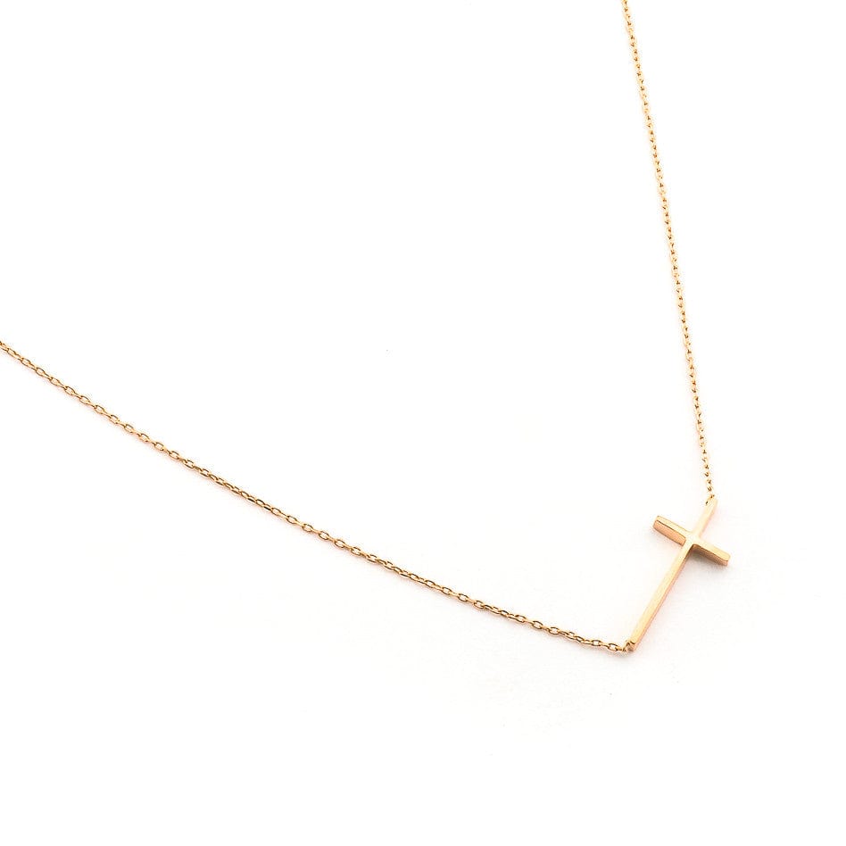 TAI JEWELRY | Horizontal Cross Necklace | Necklace |