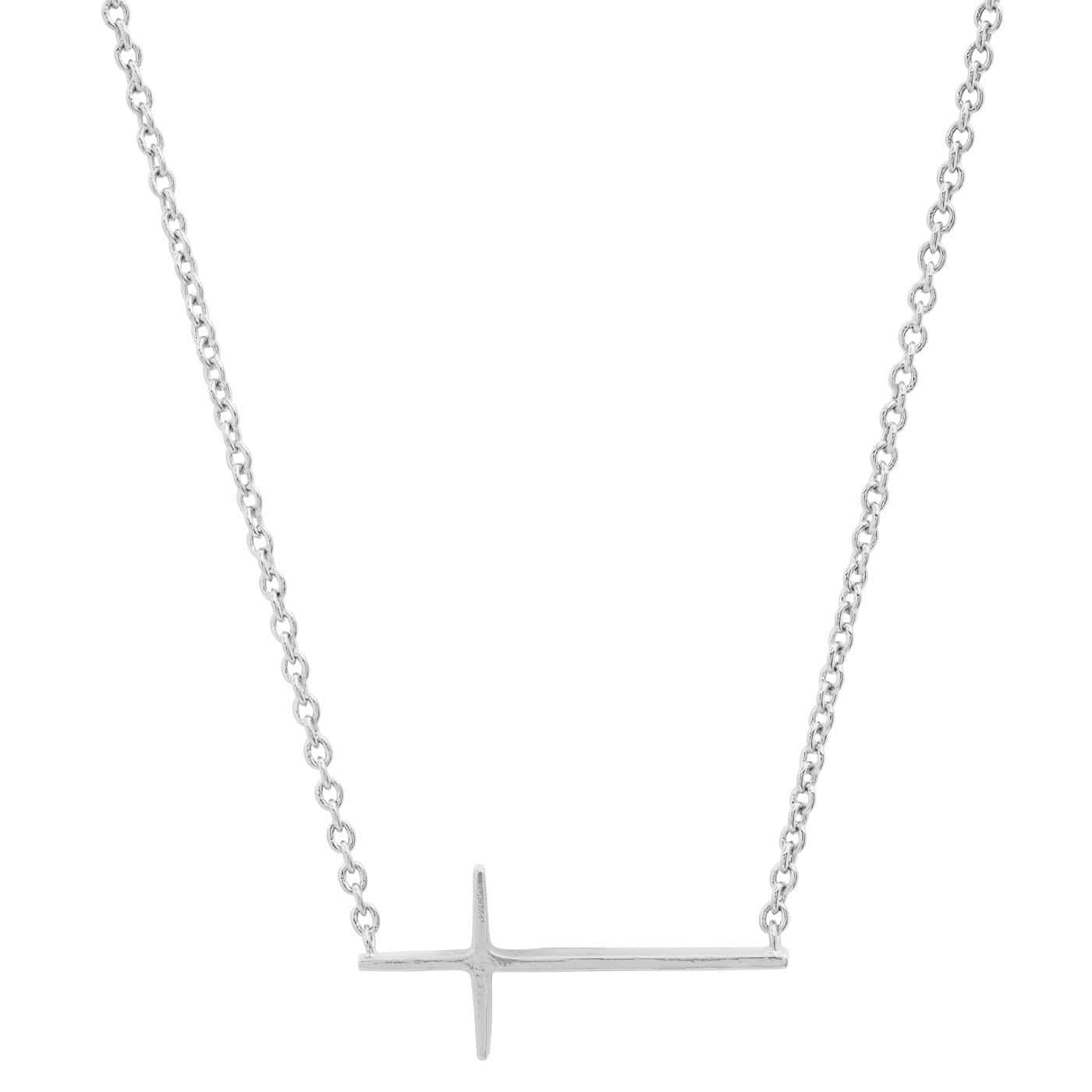 TAI JEWELRY | Horizontal Cross Necklace | Necklace |