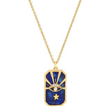 TAI JEWELRY | Lapis Evil Eye Pendant | Necklace |