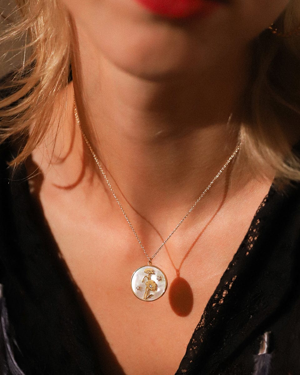 TAI JEWELRY | Mother of Pearl Flower Pendant Necklace | Necklace |