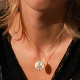 TAI JEWELRY | Mother of Pearl Flower Pendant Necklace | Necklace |