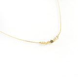 TAI JEWELRY | Multi-Stone Cluster Bar Necklace | Necklace |