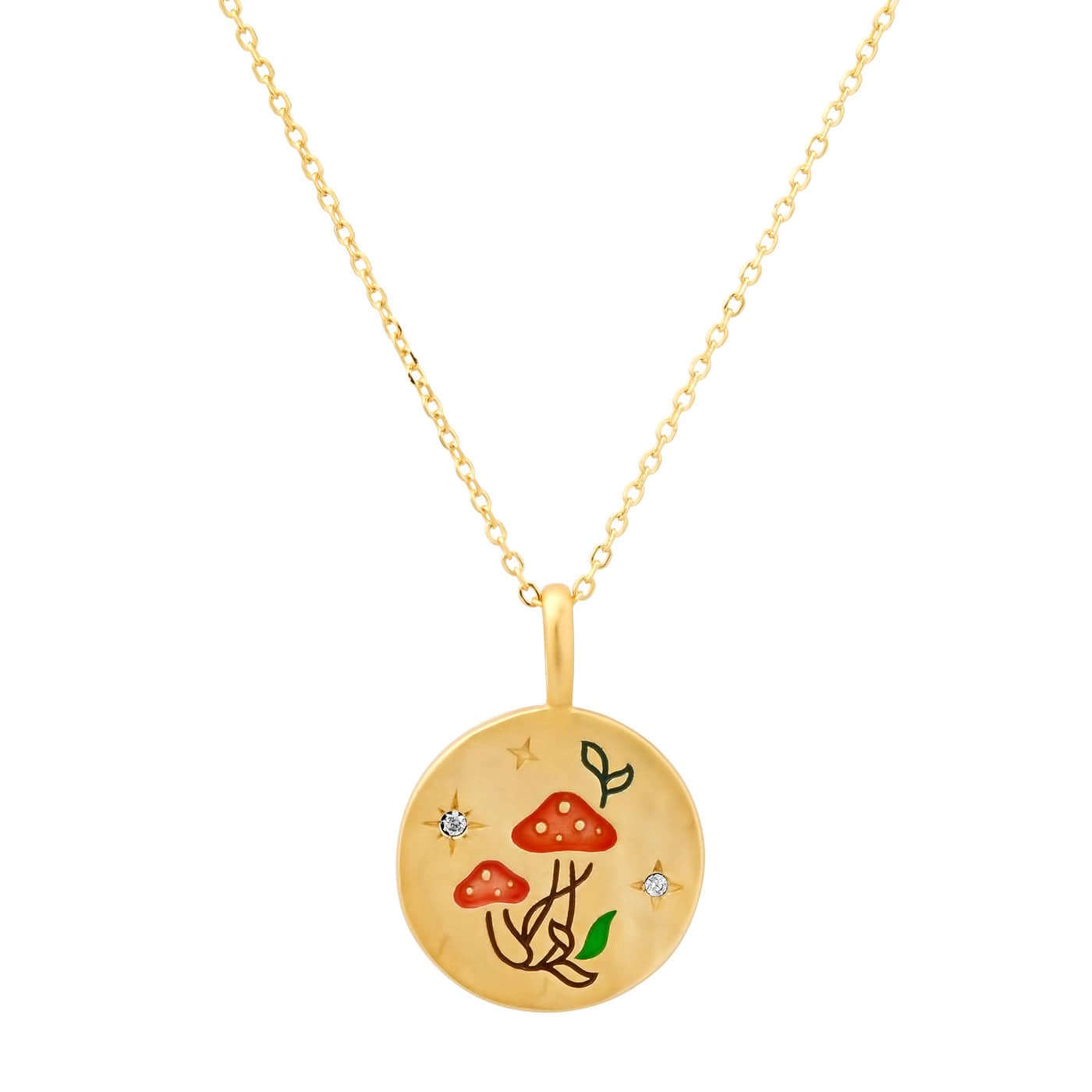 TAI JEWELRY Necklace Mushroom Pendant Necklace