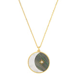 TAI JEWELRY | Nightmood Crescent Pendant Necklace | Necklace |