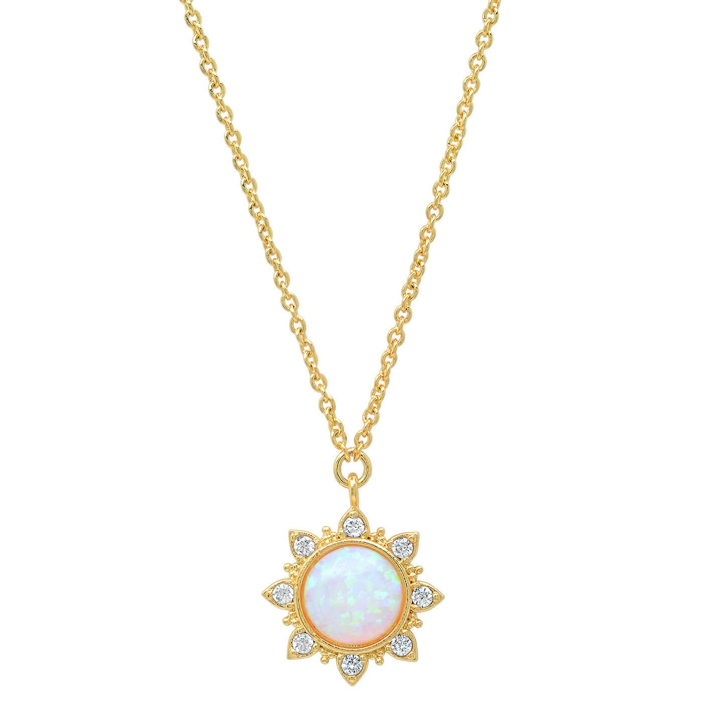 TAI JEWELRY Necklace Opal Burst Necklace