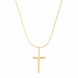 TAI JEWELRY | Organic Gold Cross Necklace | Necklace |
