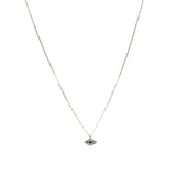 TAI JEWELRY Necklace Pave Evil Eye Necklace With Montana Detail