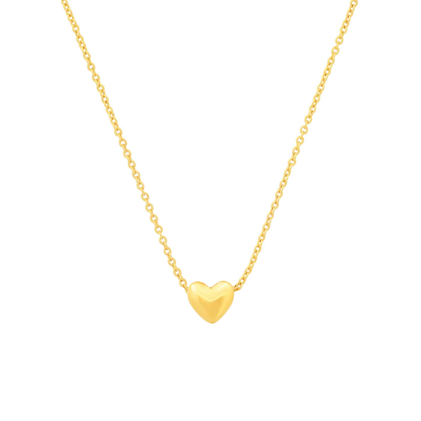 TAI JEWELRY Necklace Petite Puffed Heart Necklace