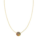 TAI JEWELRY Necklace Rainbow Small Circle Necklace