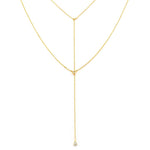 TAI JEWELRY Necklace Simple CZ Layered Necklace