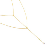 TAI JEWELRY Necklace Simple CZ Layered Necklace