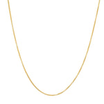 Tai Jewelry Necklace Simple Gold Vermeil Box Chain