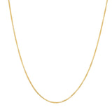 Tai Jewelry Necklace Simple Gold Vermeil Box Chain