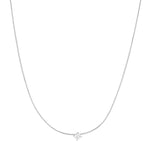TAI JEWELRY | Snake Chain With Simple Cz Center Stone | Necklace |