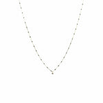 TAI JEWELRY | Sterling Silver Enamel Beaded Necklace With CZ | Necklace |