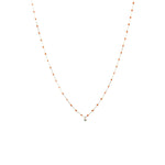 TAI JEWELRY | Sterling Silver Enamel Beaded Necklace With CZ | Necklace |