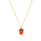 TAI JEWELRY | Strawberry Charm Necklace | Necklace |