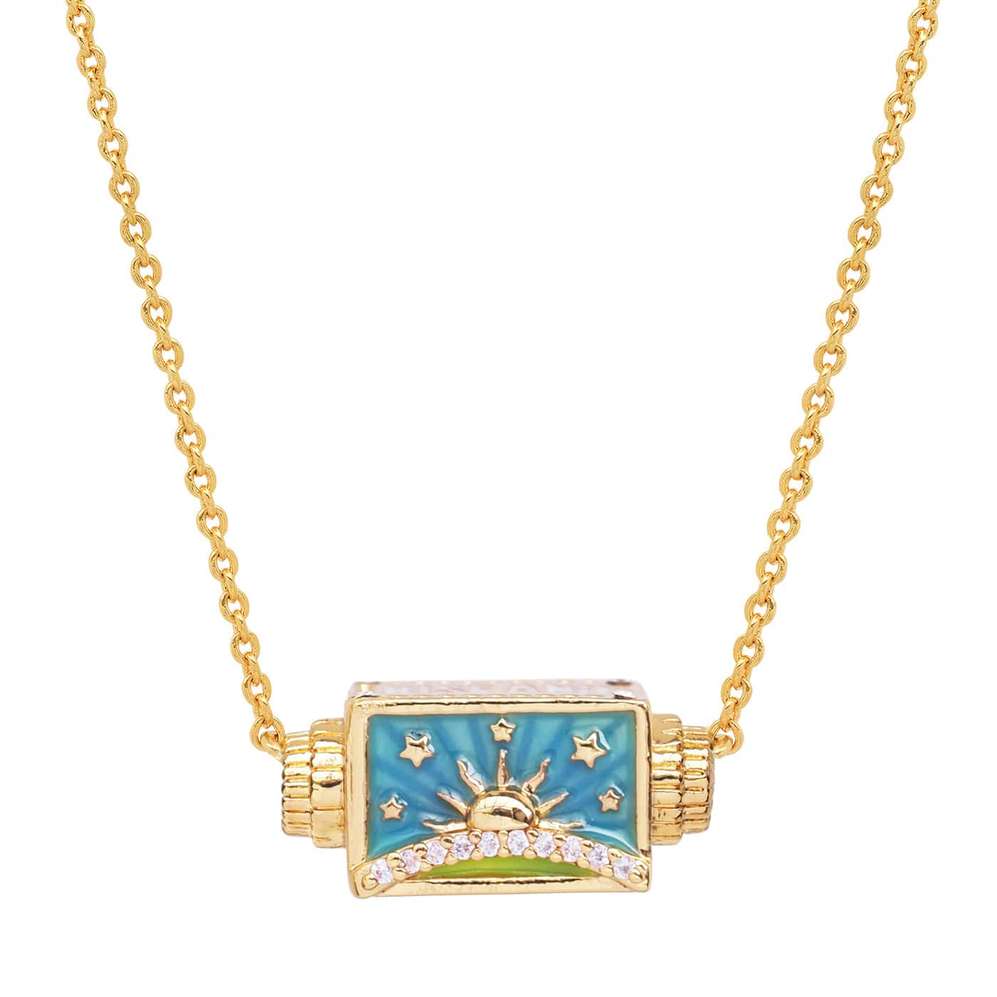 TAI JEWELRY | Sunset Peaks Spinner Necklace | Necklace |