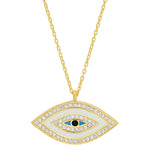 TAI JEWELRY | Tear Eyed Enamel Eye | Necklace |