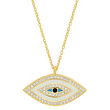 TAI JEWELRY | Tear Eyed Enamel Eye | Necklace |