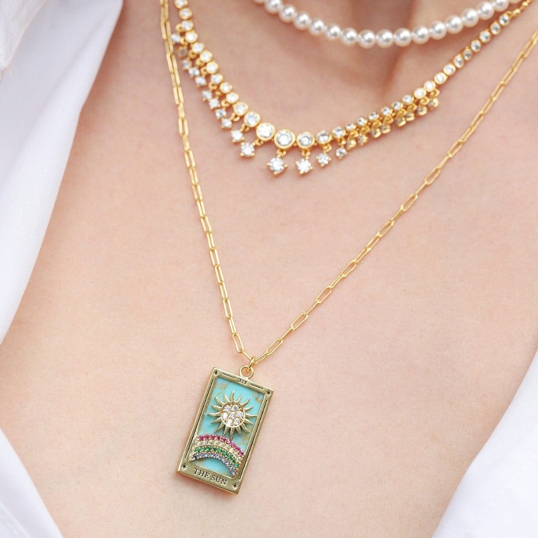 TAI JEWELRY | The Empress Tarot Card Necklace | Necklace |