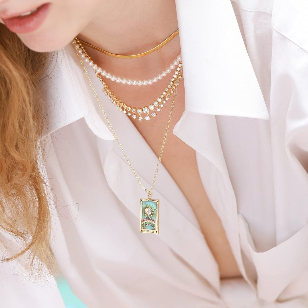 TAI JEWELRY | The Empress Tarot Card Necklace | Necklace |
