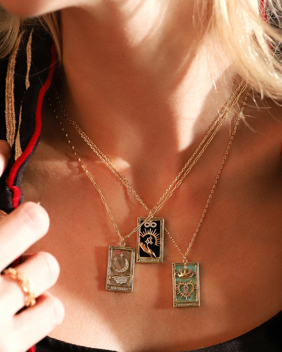 TAI JEWELRY Necklace The Magician Tarot Card Necklace