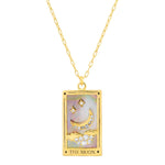 TAI JEWELRY Necklace The Moon Tarot Card Necklace