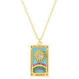 TAI JEWELRY | The Sun Tarot Card Necklace | Necklace |