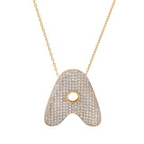 TAI JEWELRY | Twinkling Monogram Charm Necklace | Necklace |