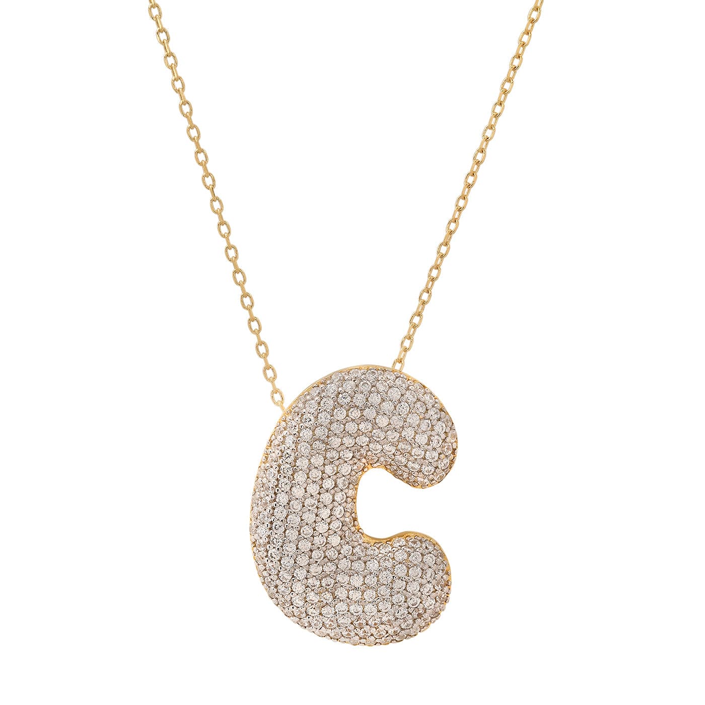 TAI JEWELRY | Twinkling Monogram Charm Necklace | Necklace |