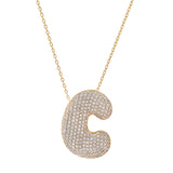 TAI JEWELRY | Twinkling Monogram Charm Necklace | Necklace |