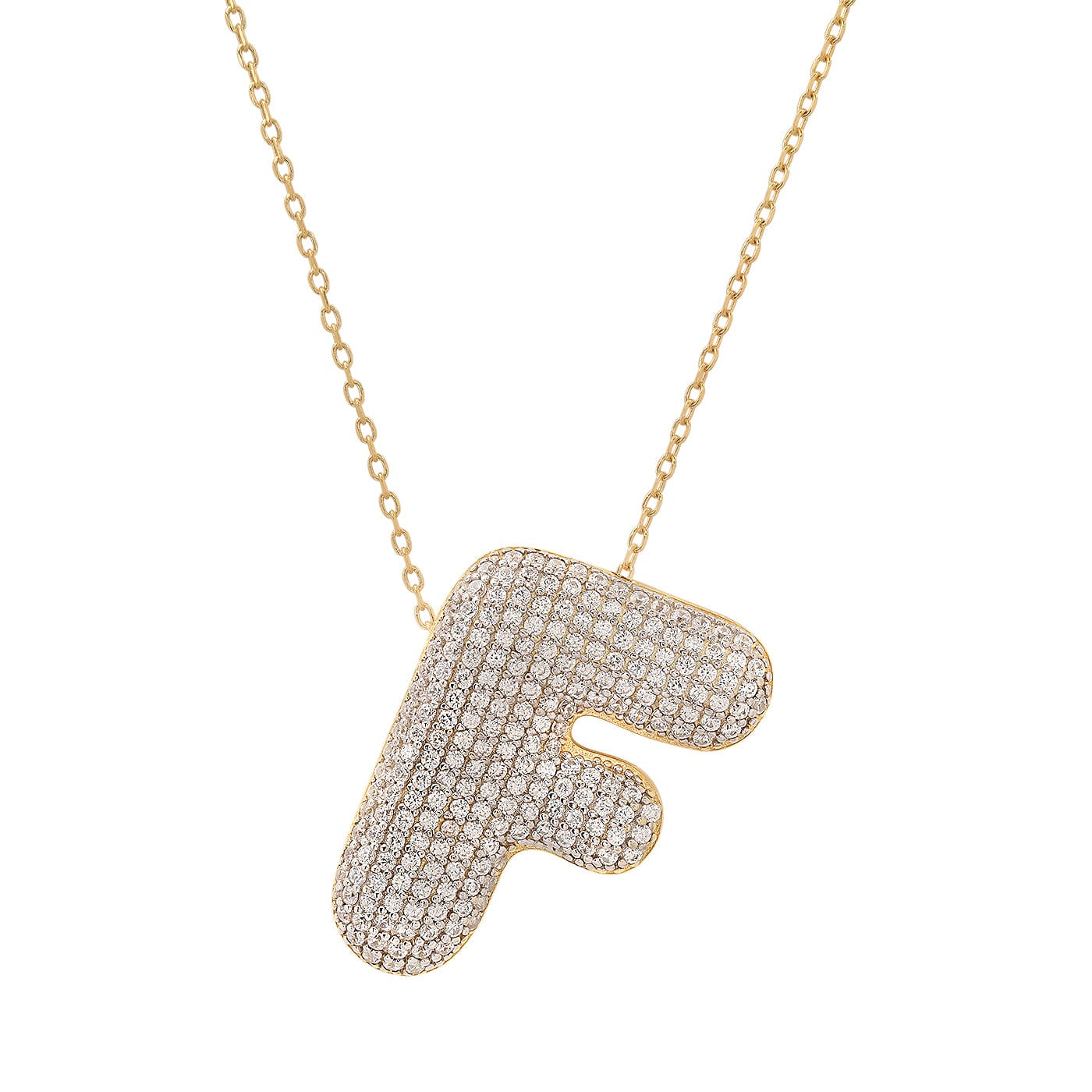 TAI JEWELRY | Twinkling Monogram Charm Necklace | Necklace |