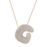 TAI JEWELRY | Twinkling Monogram Charm Necklace | Necklace |