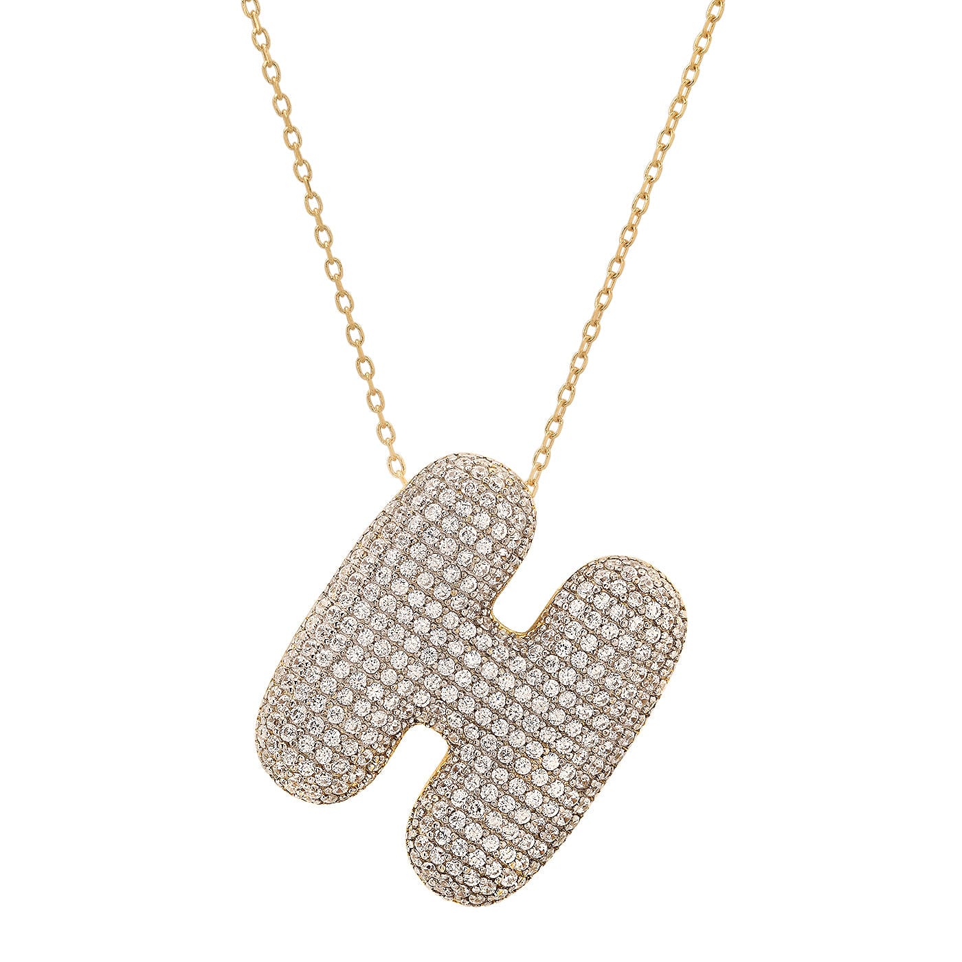 TAI JEWELRY | Twinkling Monogram Charm Necklace | Necklace |