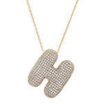 TAI JEWELRY | Twinkling Monogram Charm Necklace | Necklace |