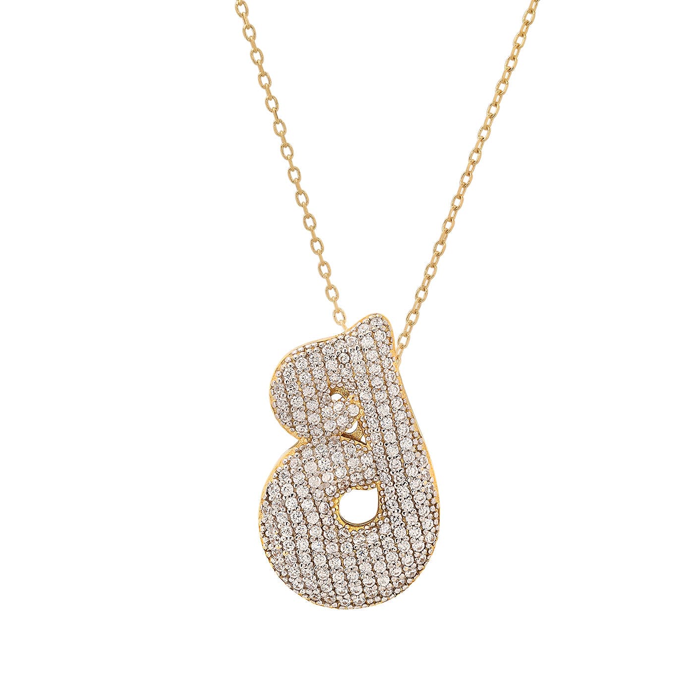 TAI JEWELRY | Twinkling Monogram Charm Necklace | Necklace |