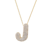 TAI JEWELRY | Twinkling Monogram Charm Necklace | Necklace |