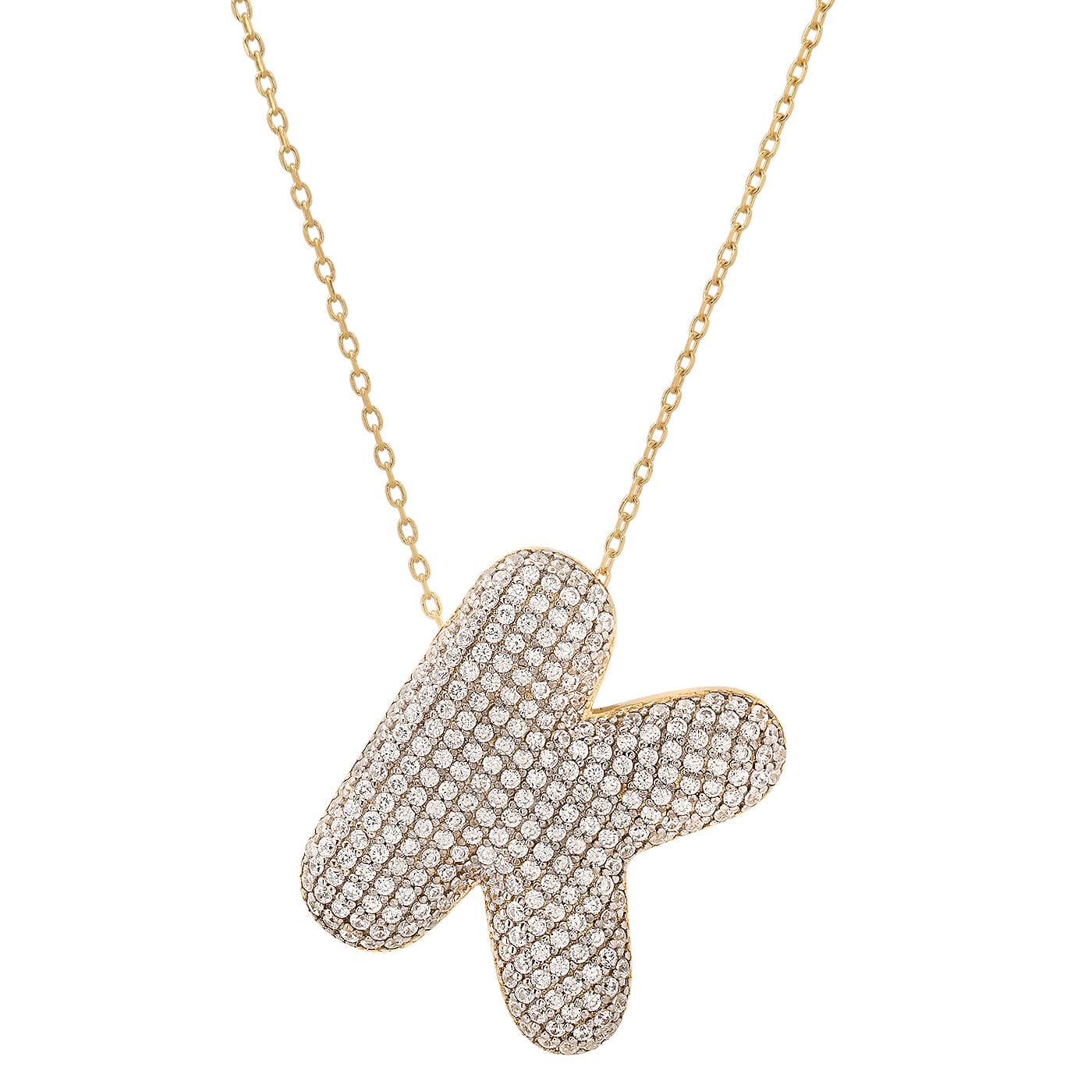 TAI JEWELRY | Twinkling Monogram Charm Necklace | Necklace |