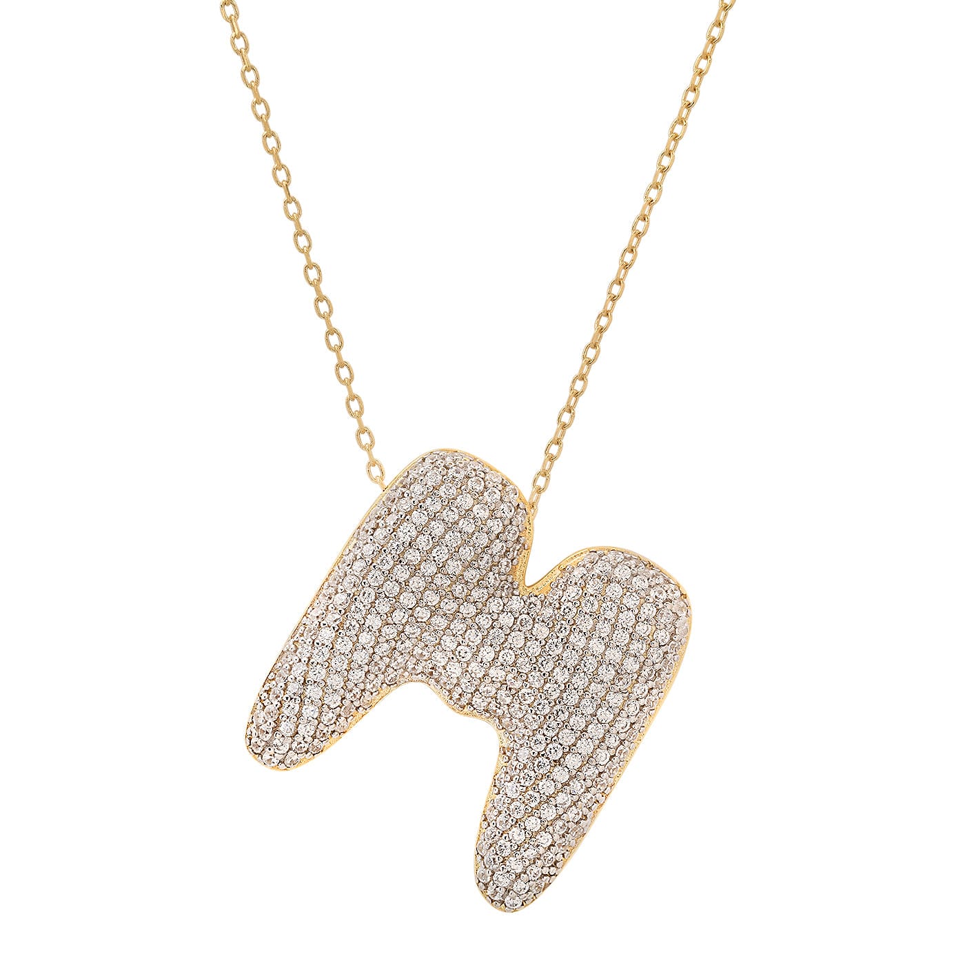 TAI JEWELRY | Twinkling Monogram Charm Necklace | Necklace |