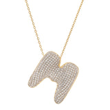 TAI JEWELRY | Twinkling Monogram Charm Necklace | Necklace |