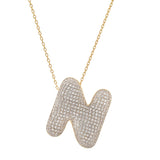 TAI JEWELRY | Twinkling Monogram Charm Necklace | Necklace |