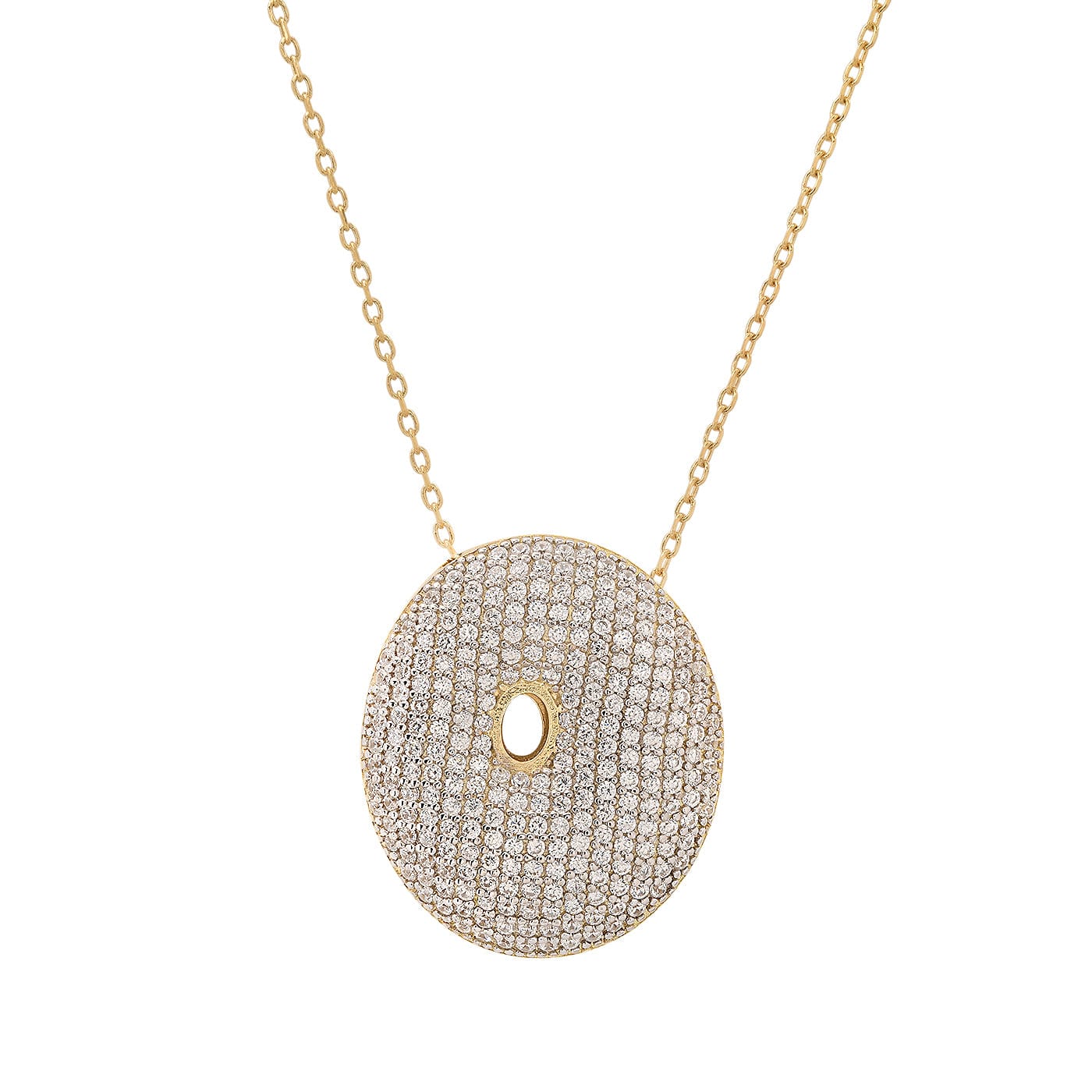 TAI JEWELRY | Twinkling Monogram Charm Necklace | Necklace |