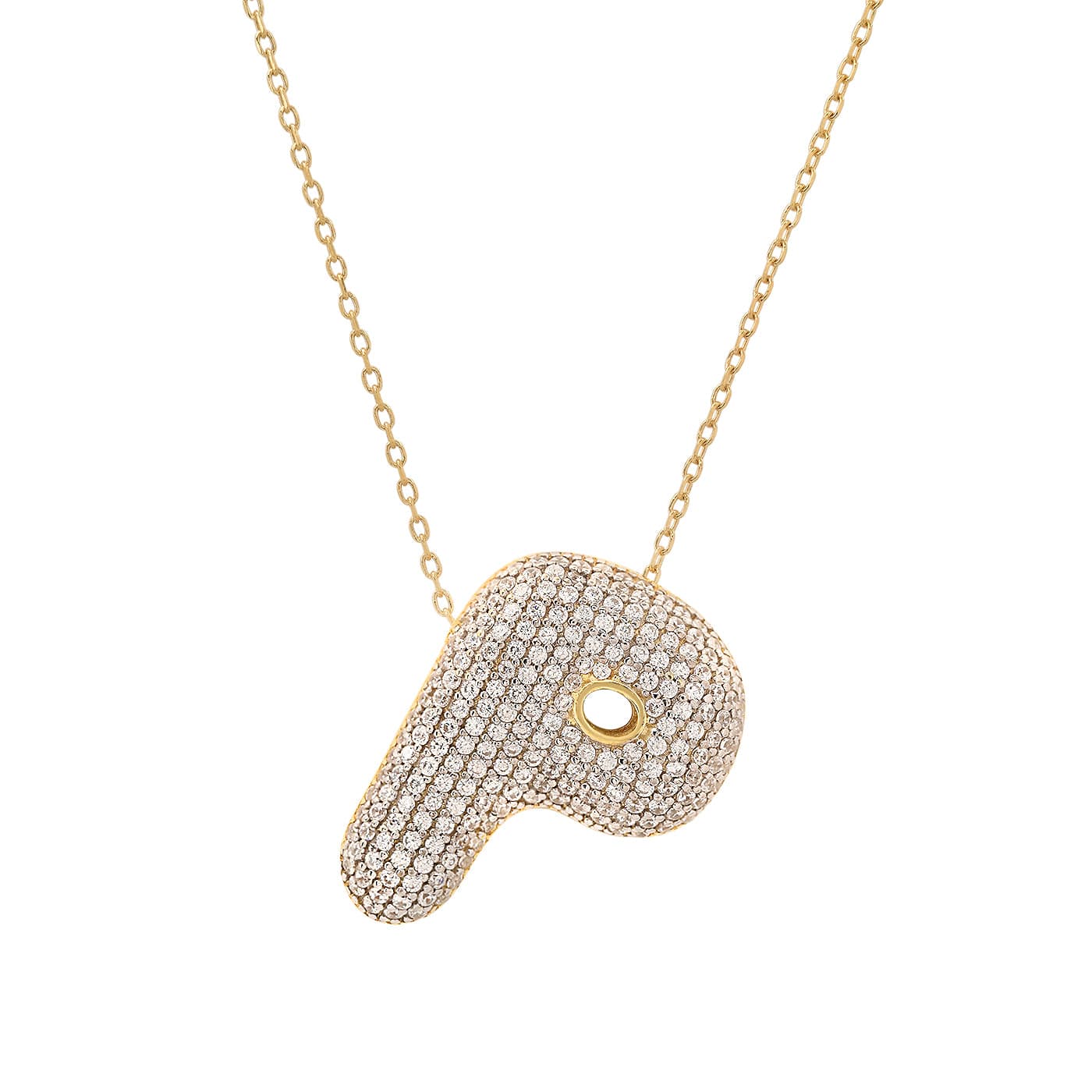 TAI JEWELRY | Twinkling Monogram Charm Necklace | Necklace |