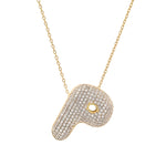 TAI JEWELRY | Twinkling Monogram Charm Necklace | Necklace |