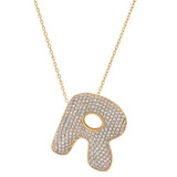 TAI JEWELRY | Twinkling Monogram Charm Necklace | Necklace |