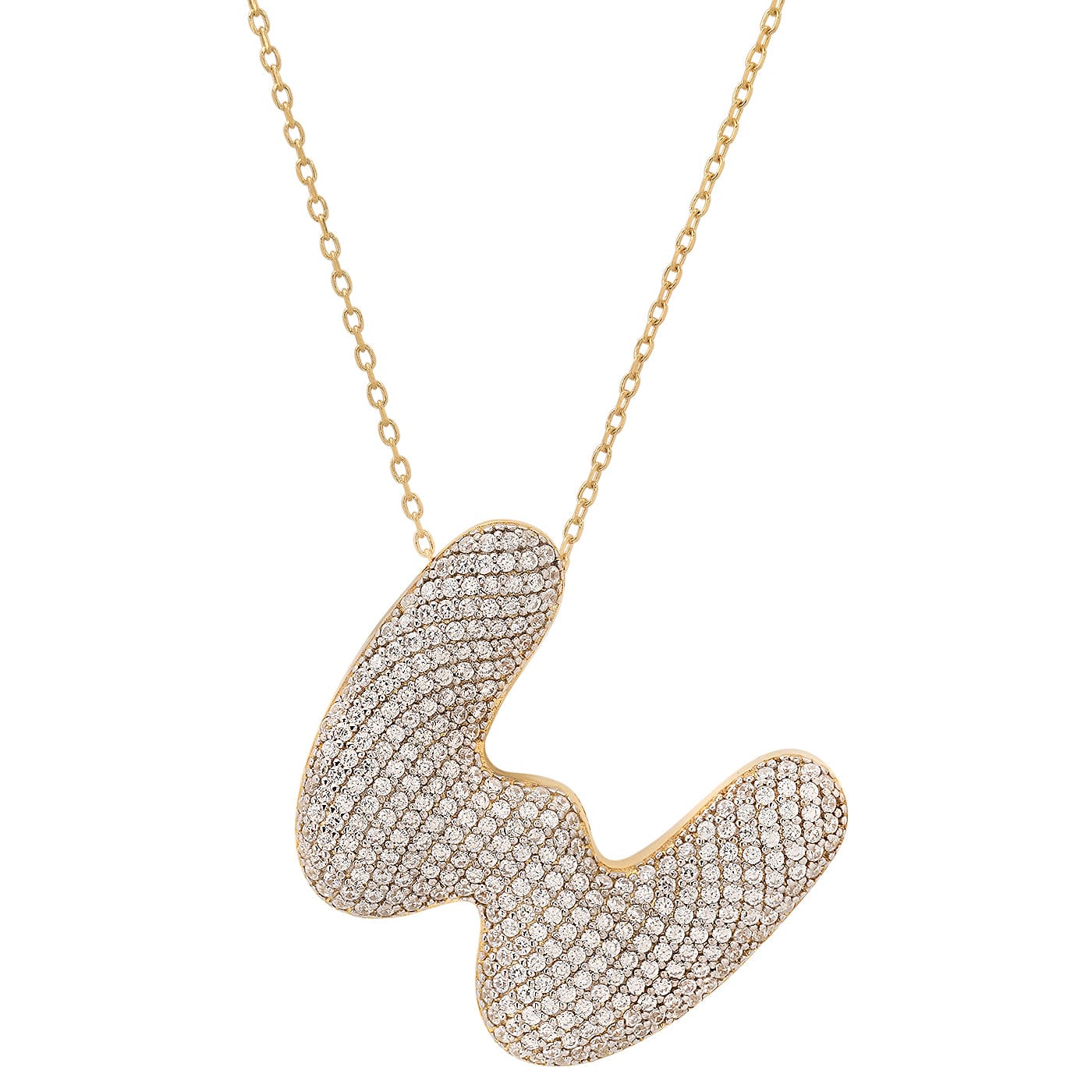 TAI JEWELRY | Twinkling Monogram Charm Necklace | Necklace |
