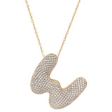 TAI JEWELRY | Twinkling Monogram Charm Necklace | Necklace |